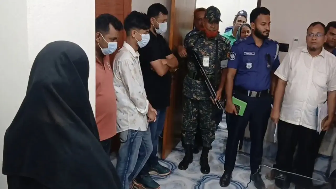 গোপালগঞ্জে অভিযান চালিয়ে হোটেল থেকে ৫ নারীসহ আটক-১১, জেল-জরিমান, হোটেল সিলগালা