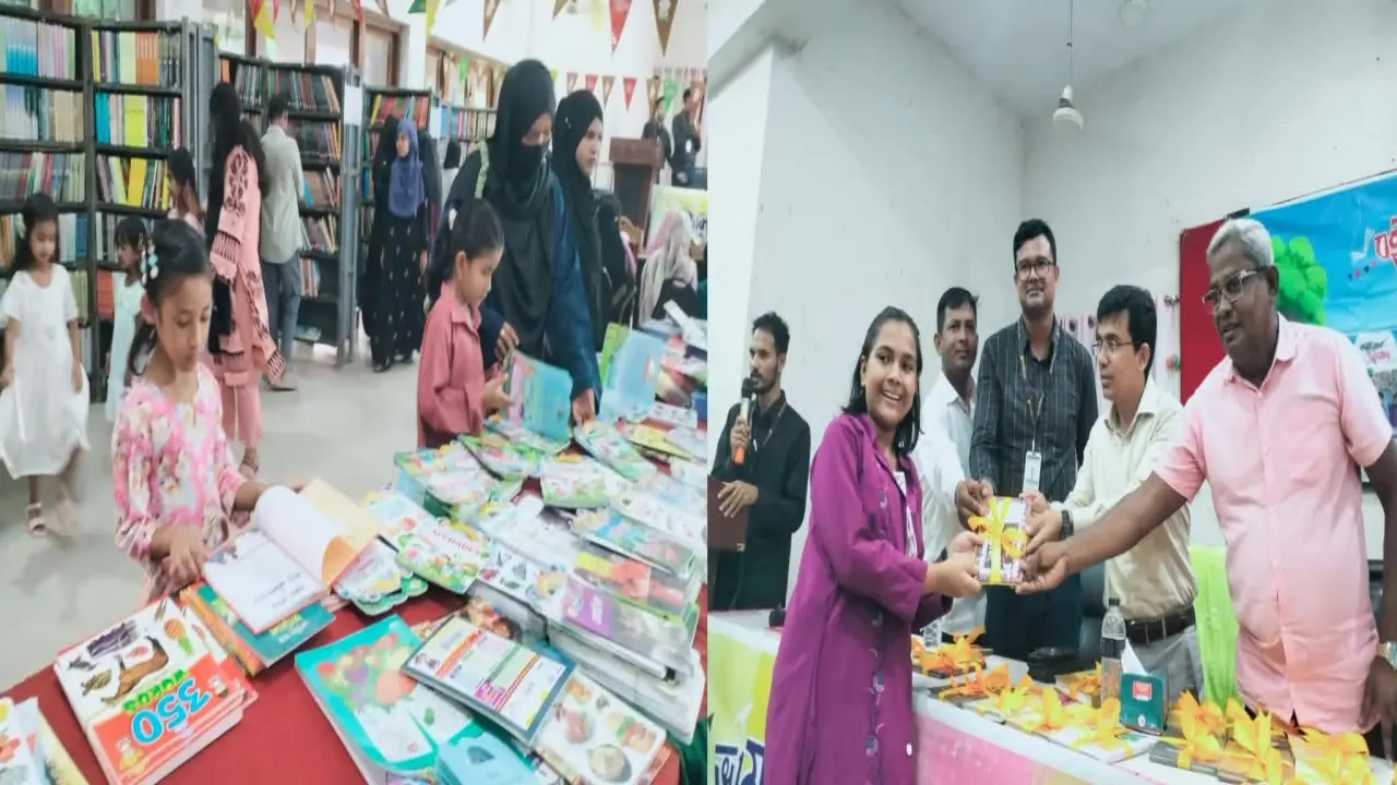 গৌরনদীতে ভ্রাম্যমাণ বইমেলা