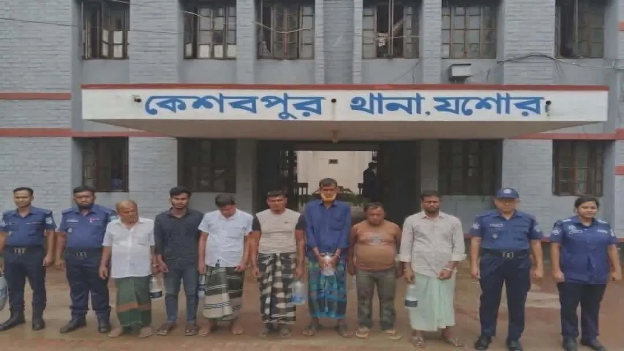 কেশবপুরে আওয়ামীলীগের ৬ নেতাকর্মী গ্রেফতার