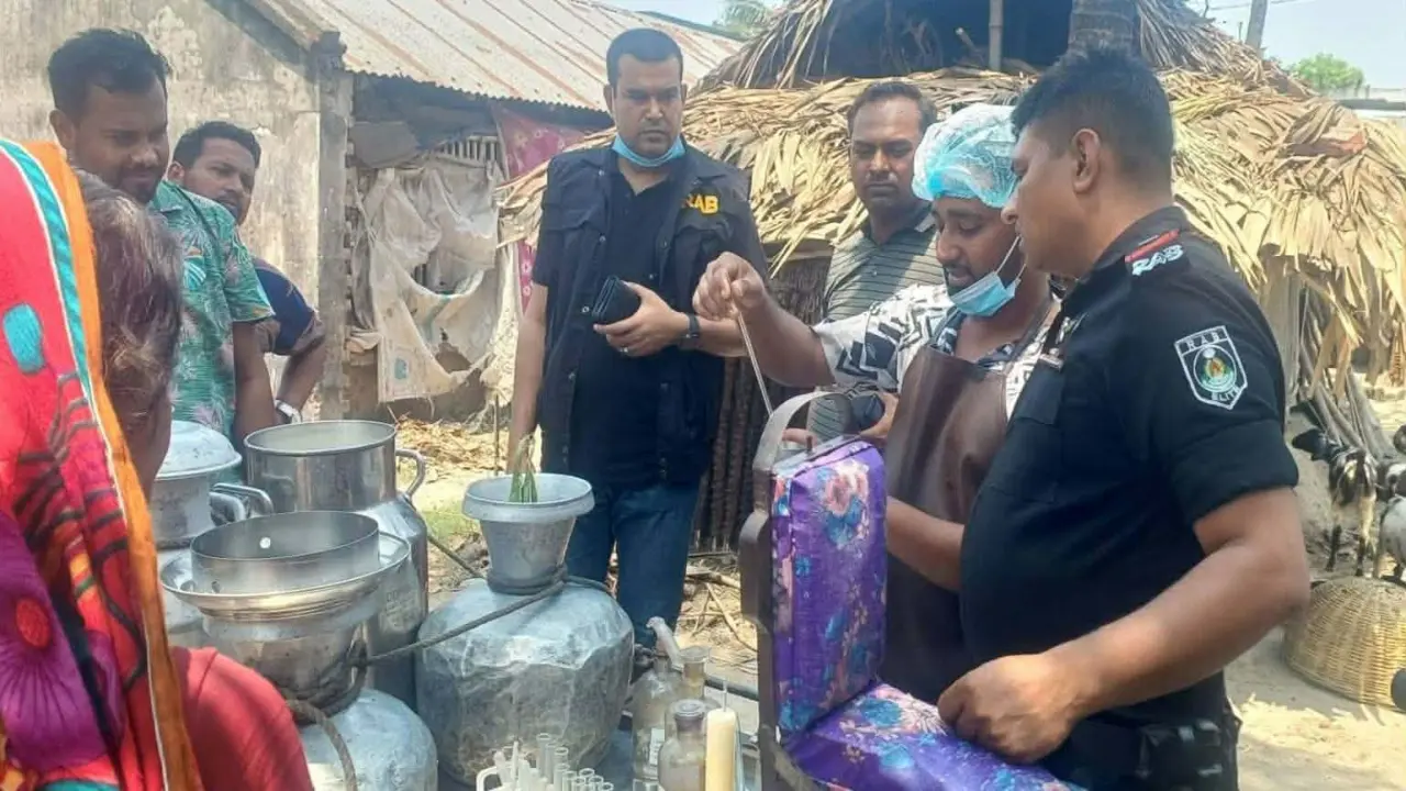 কেশবপুরে ভেজাল বিরোধী অভিযান।