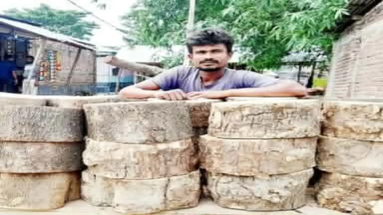 কোরবানির আগে গলাচিপায় মাংস কাটার 'খাটিয়া' বিক্রির ধুম