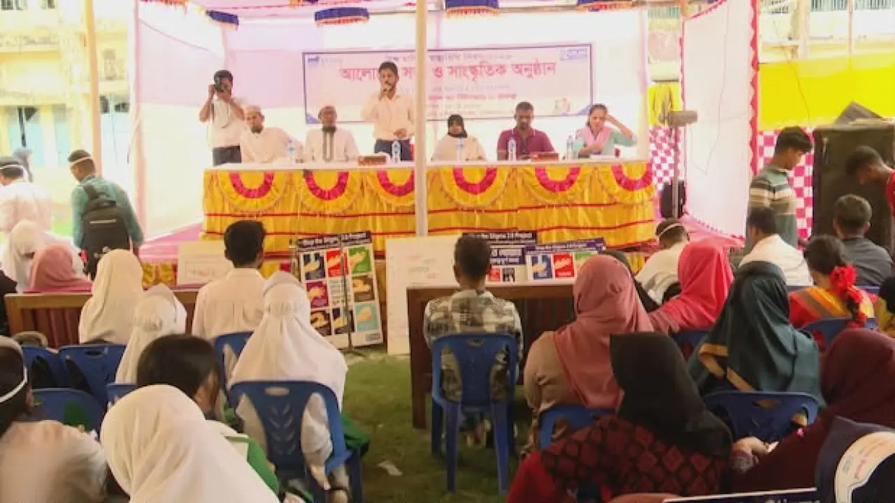 মাসিক নিয়ে নীরবতা ভাঙার আহ্বান  ভোলায় স্টপ দ্য স্টিগমা ২.০’ প্রকল্পের বিশ্ব মাসিক স্বাস্থ্যবিধি দিবস উদযাপন