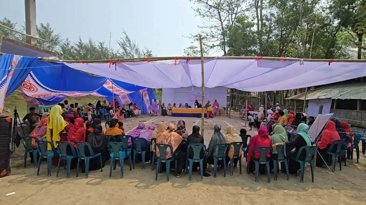 নারীর দিবসে নারীর প্রতি সহিংসতা প্রতিরোধে অঙ্গীকার করলেন পুরুষরা