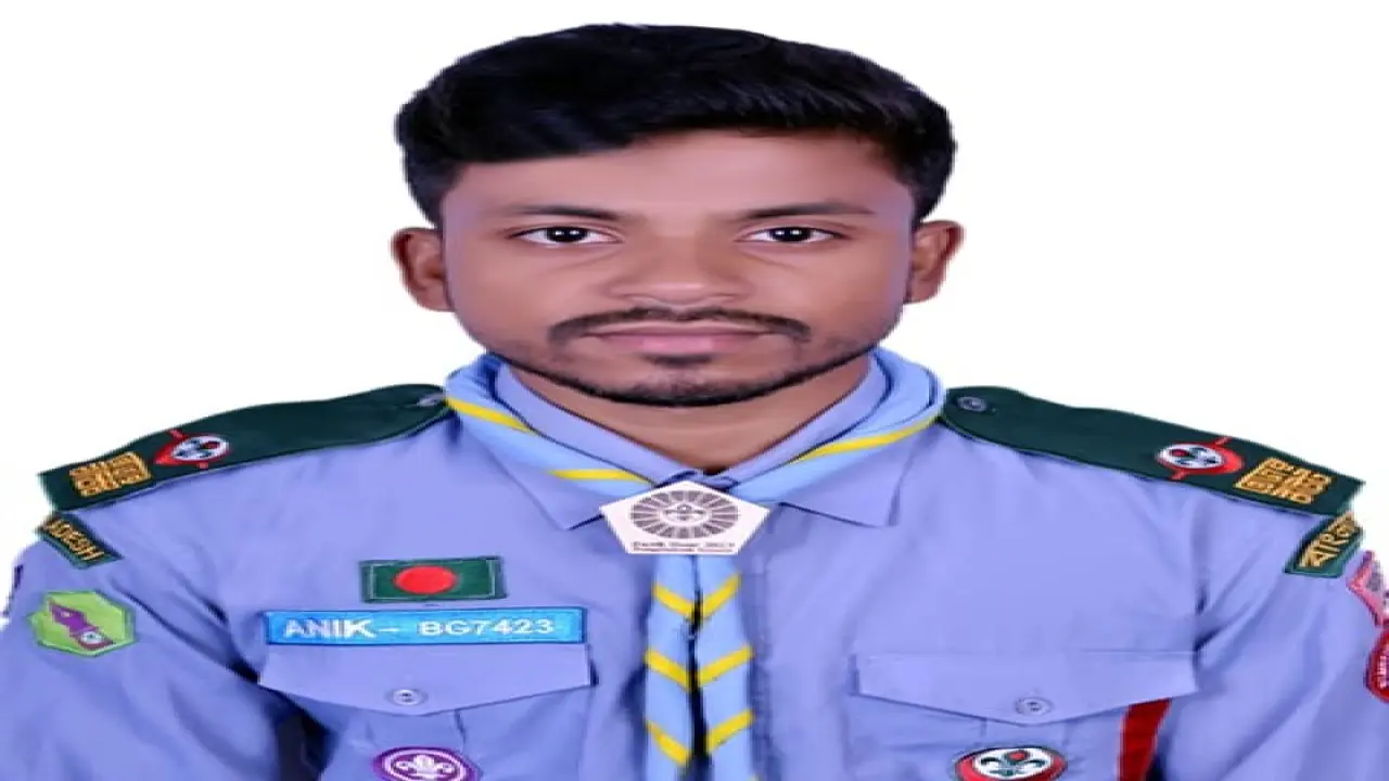 প্রেসিডেন্ট'স রোভার স্কাউট অ্যাওয়ার্ড পেল গোবিপ্রবি'র শিক্ষার্থী অনিক