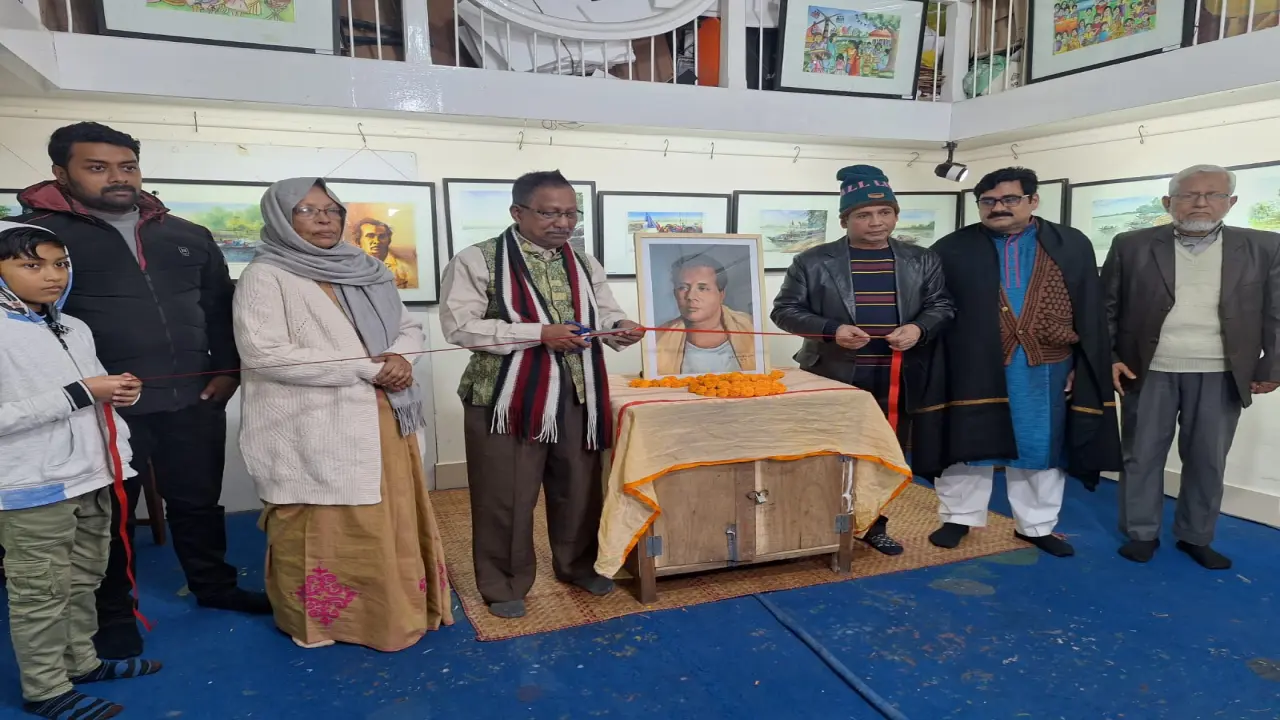 শিল্পাচার্য জয়নুল আবেদিন এর জন্মবার্ষিকীতে বরিশালে  চিত্র প্রদর্শনী