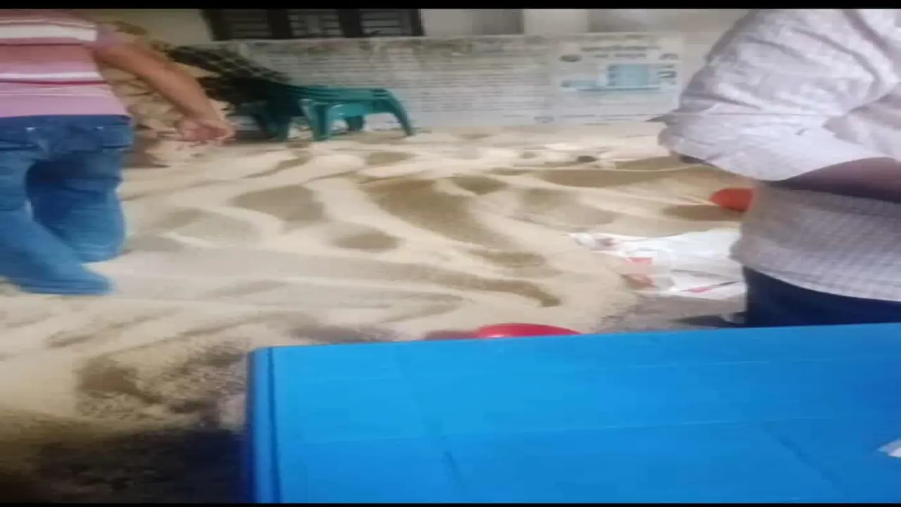 টিসিবির চালসহ ট্রলি উল্টে পড়ে খালে কার্ডধারীদের কাছে ভেজা পচা চাল বিক্রির অভিযোগ