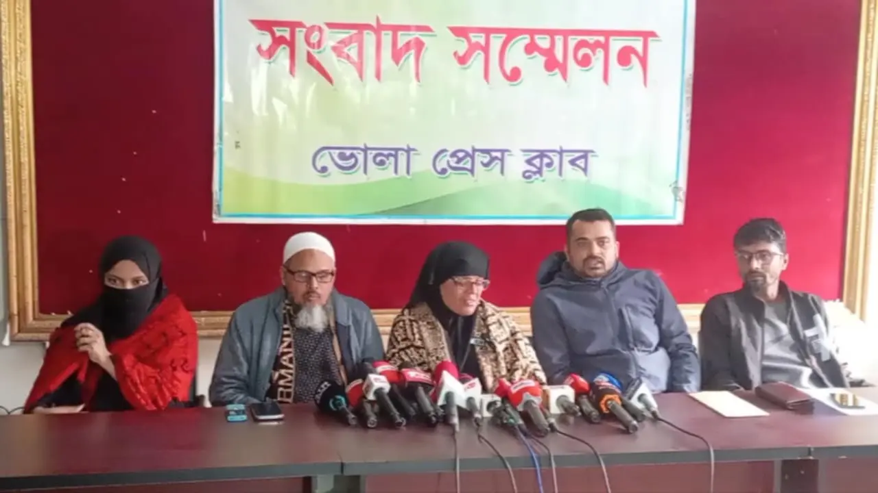 ভোলায় ছাত্রদল নেতার হত্যার অভিযোগ, সংবাদ সম্মেলনে বিচার দাবি