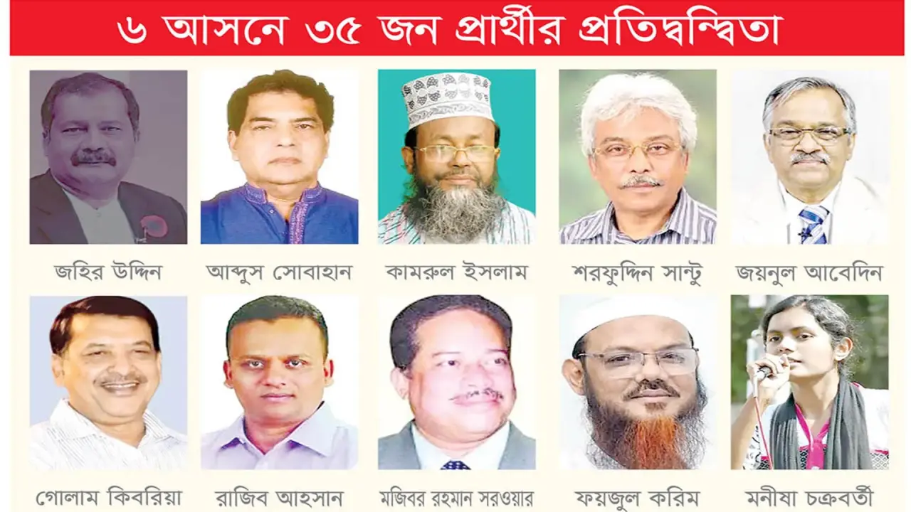 ভোটের দোরগোড়ায় বরিশাল: আওয়ামী লীগের অনুপস্থিতিতে বরিশালের ৬ আসনে কে জিতবে?