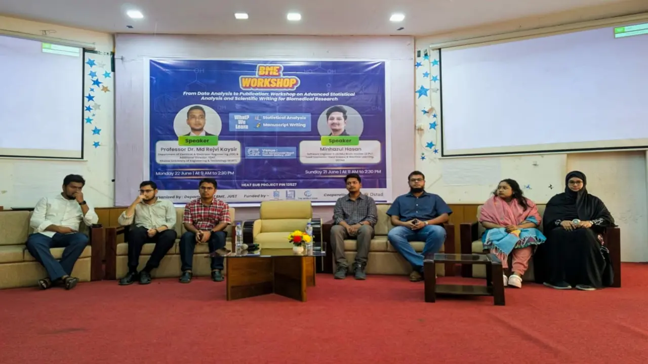 যবিপ্রবিতে দুদিন ব্যাপী ডাটা বিশ্লেষণ ও গবেষণাপত্র লেখার কর্মশালার উদ্বোধন