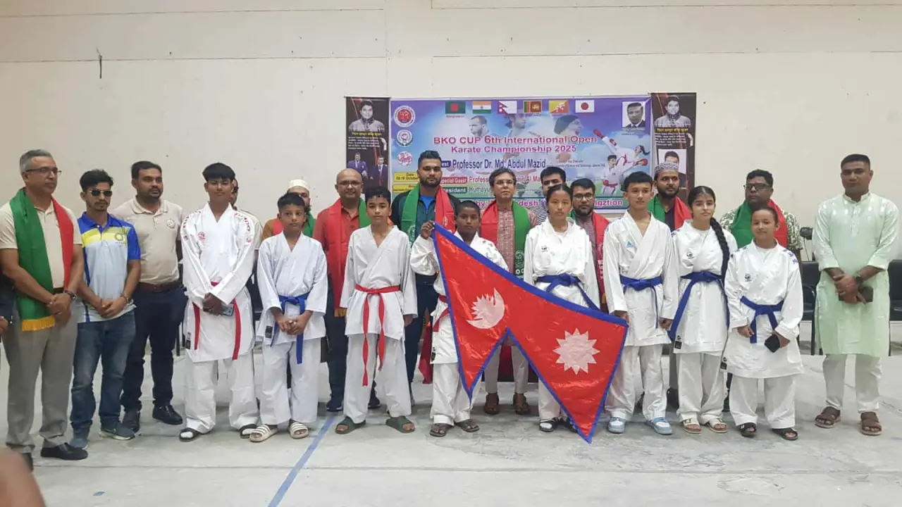 যবিপ্রবিতে ষষ্ঠ আন্তর্জাতিক কারাতে প্রতিযোগিতা-২০২৫ অনুষ্ঠিত