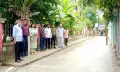 বামনায় থানার প্রধান সড়কের ঢালাই কাজ পরিদর্শন করেন উপজেলা প্রশাসনের ও আইন শৃঙ্খলা বাহিনীর ঊর্ধ্বতন কর্মকর্তা