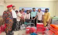 বাউফলে দুর্যোগ প্রস্তুতি ও ঝুঁকি হ্রাসে উপকরণ বিতরণ