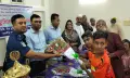বরিশাল বিভাগে চ্যাম্পিয়ন হওয়ায় কৃতি ফুটবলারদের এমপি আবুল হোসেন খানের সংবর্ধনা