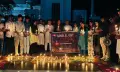 নেপাল-তিব্বত সীমান্তে দুর্যোগে নিহতদের স্মরণে যবিপ্রবিতে মোমবাতি প্রজ্বলন