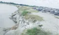 তিস্তা নদীর ভাঙনে কালিগঞ্জ খেয়াঘাট রক্ষা বাঁধ হুমকির মুখে