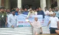 টুঙ্গিপাড়ায় দুর্যোগে ক্ষতিগ্রস্ত ৬০ পরিবারের মাঝে ঢেউটিন ও চেক বিতরণ